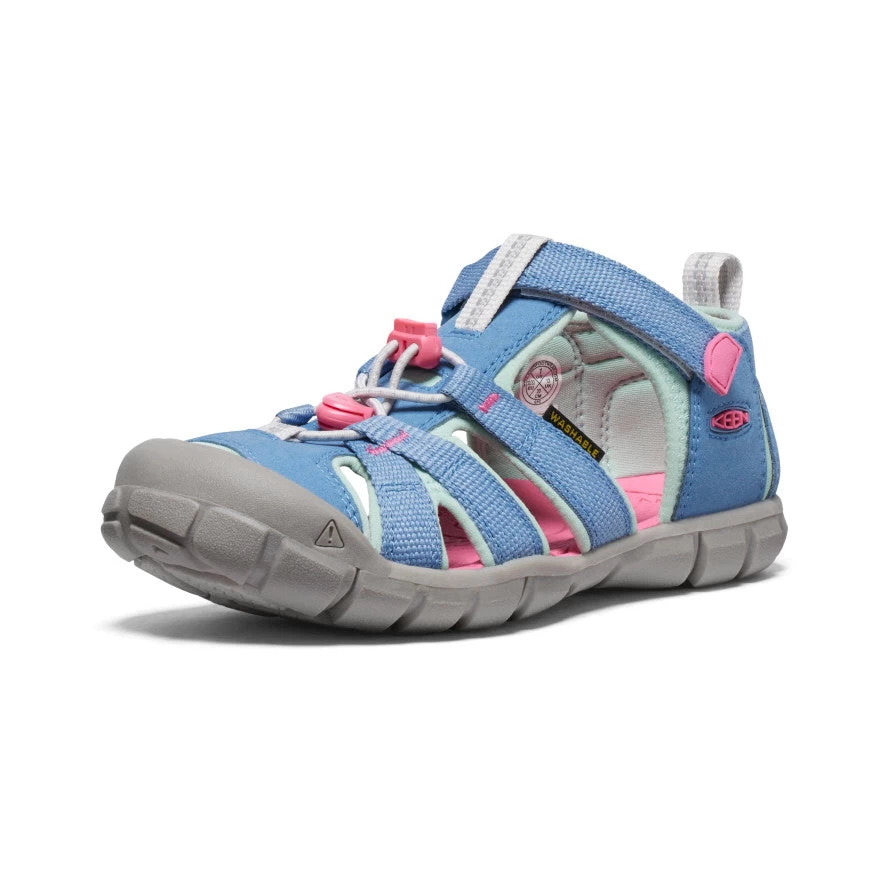 Keen Big Kids' Seacamp II CNX | Coronet Blue/Hot Pink - Image 3