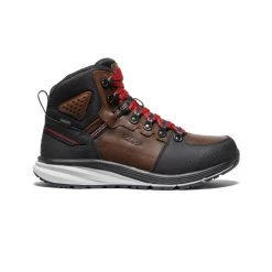 Keen Men's Red Hook Waterproof Boot (Soft Toe) | Tobacco/Black