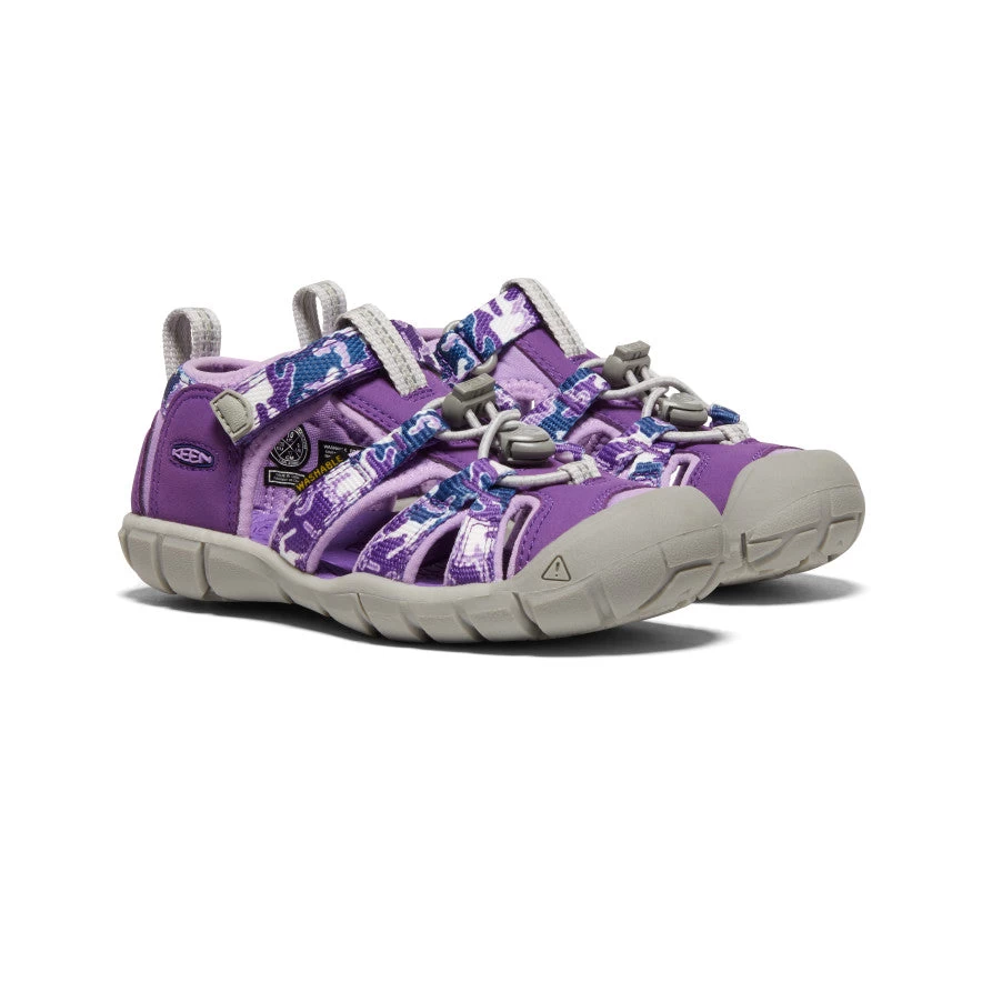 Keen Little Kids' Seacamp II CNX | Camo/Tillandsia Purple - Image 2