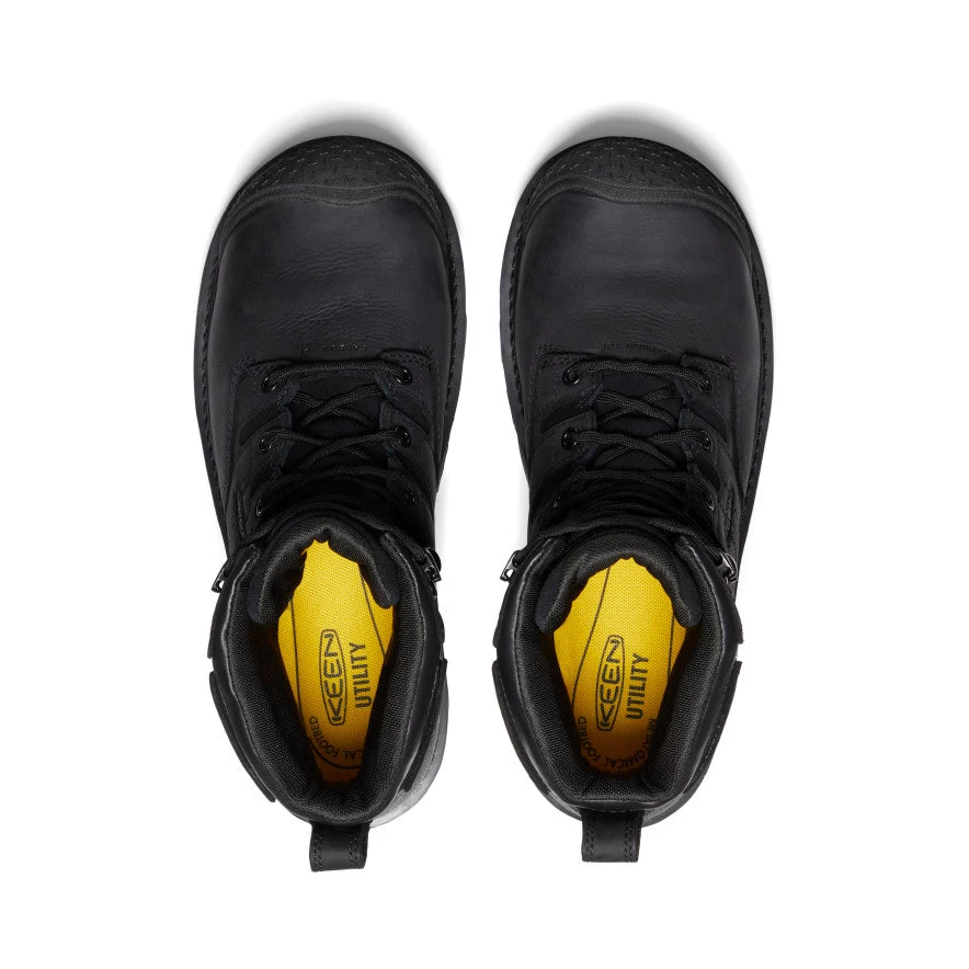 Keen Men's Camden 6" Waterproof Boot (Carbon-Fiber Toe) | Black/Black - Image 4