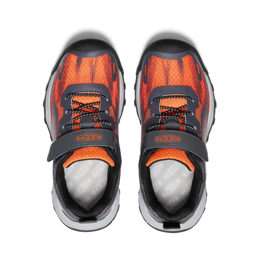 Keen Little Kids' Wanduro Speed Hiking Shoe | Magnet/Scarlet Ibis - Image 4