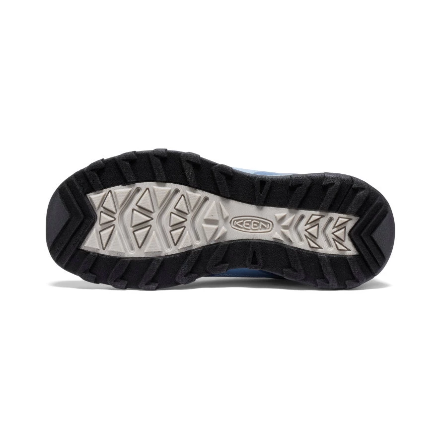 Keen Big Kids' Wanduro Waterproof Shoe | Vintage Indigo/Scarlet Ibis - Image 6