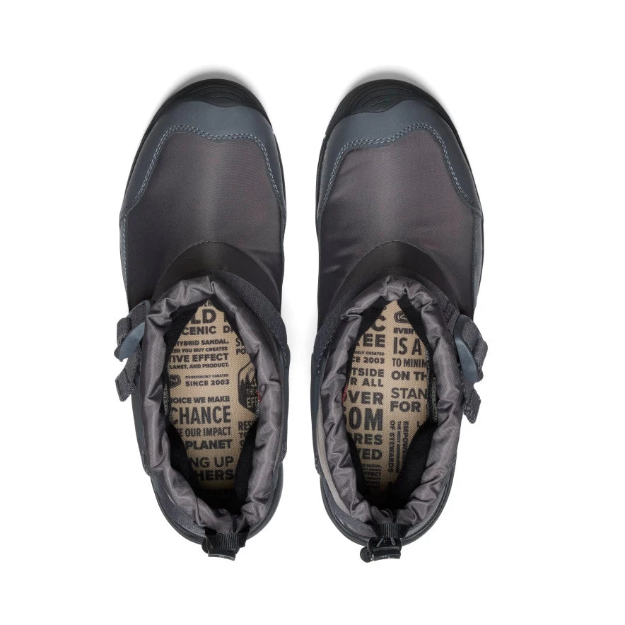 Keen Men's Hoodromeo Waterproof Slip-On Boot | Magnet/Black - Image 4