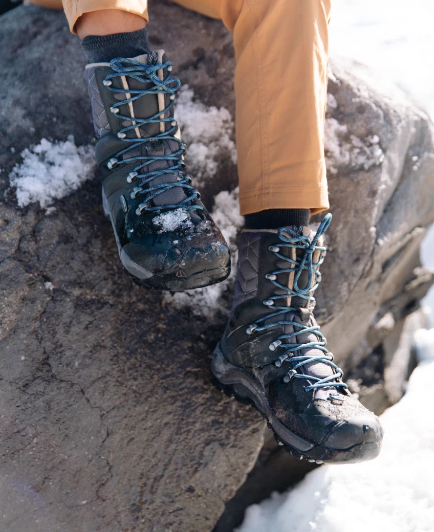 Women's Revel IV High Polar Waterproof Boot | KEEN Maple/Dark Forest - Image 9