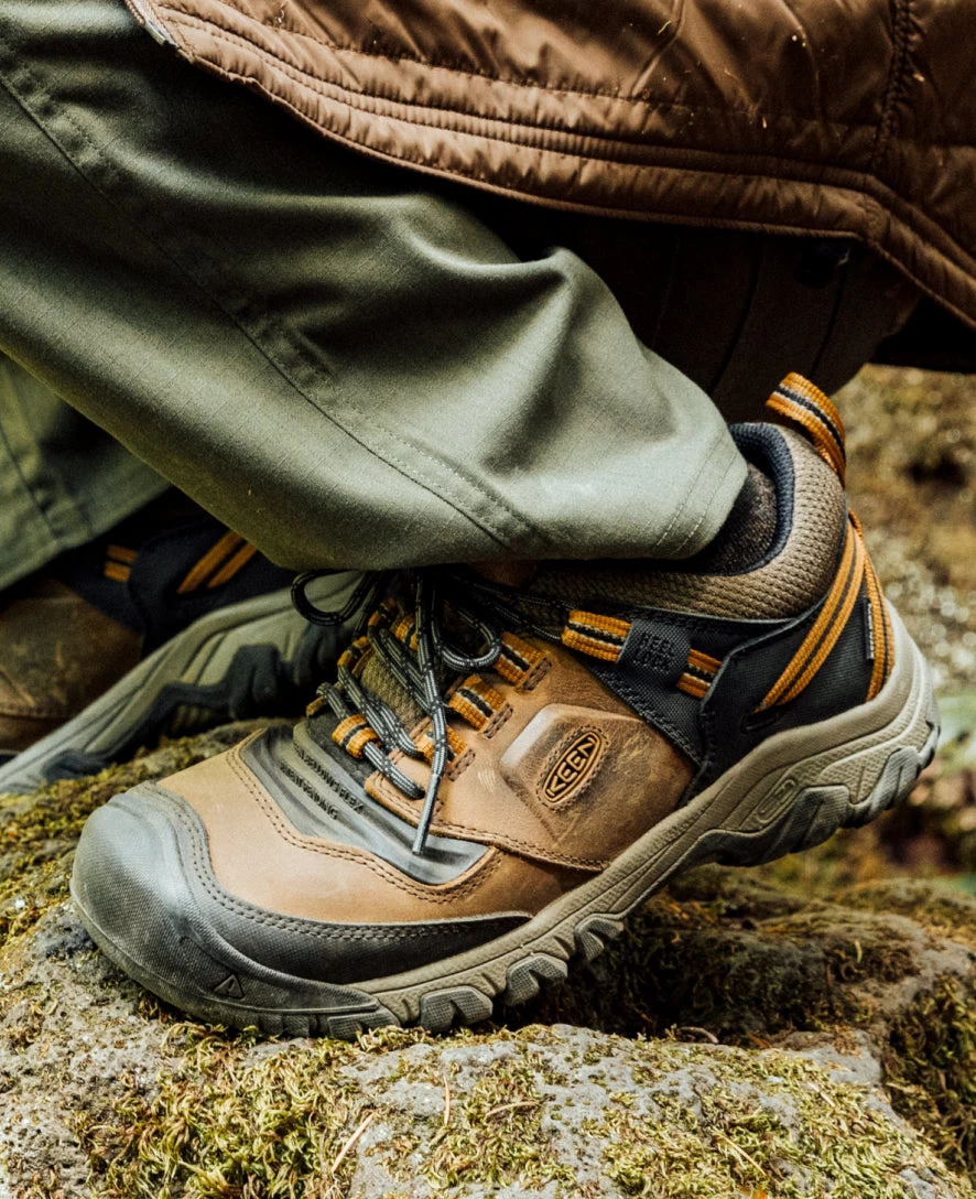 Keen Men's Ridge Flex Waterproof | Bison/Golden Brown - Image 6