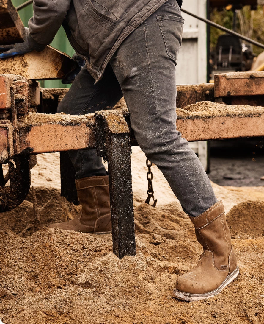 Keen Men's Cincinnati Wellington (Soft Toe) | Belgian/Off White - Image 6