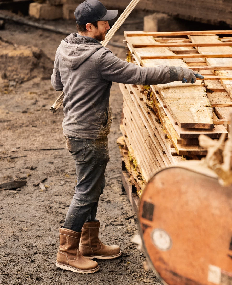 Keen Men's Cincinnati Wellington (Carbon-Fiber Toe) | Belgian/Sandshell - Image 7