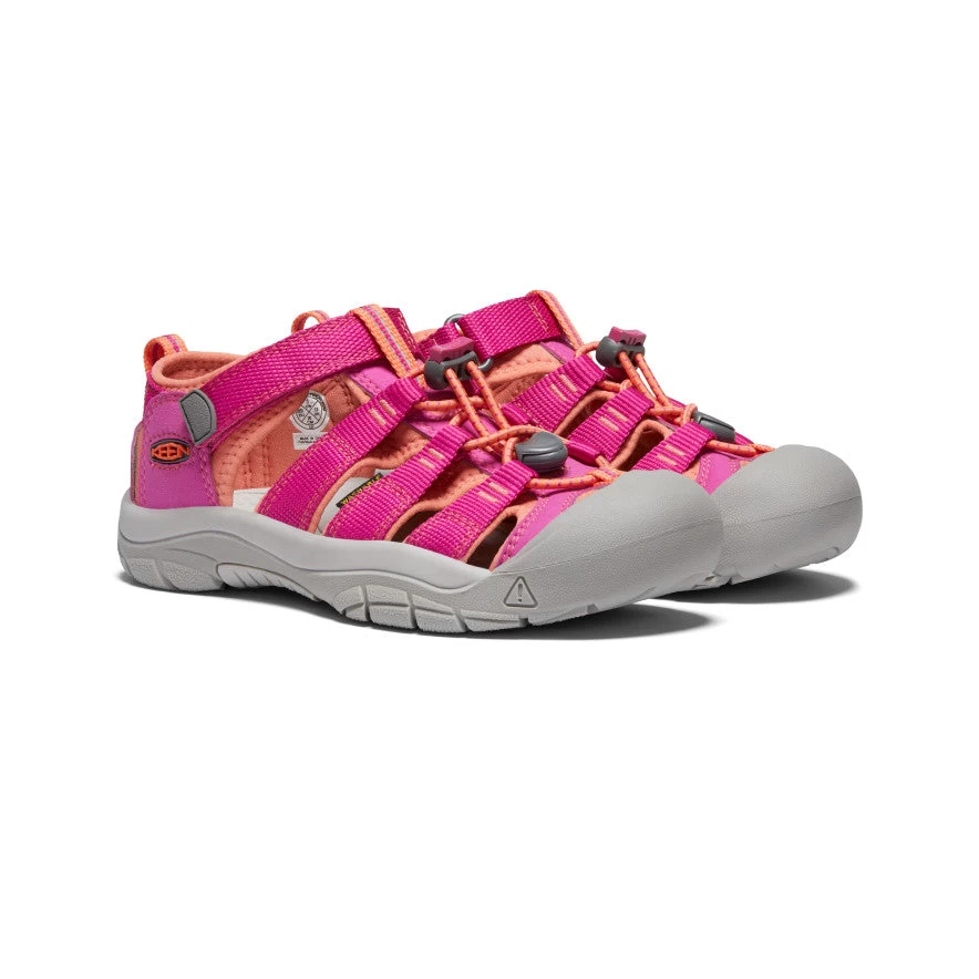 Keen Big Kids' Newport H2 | Verry Berry/Fusion Coral - Image 2