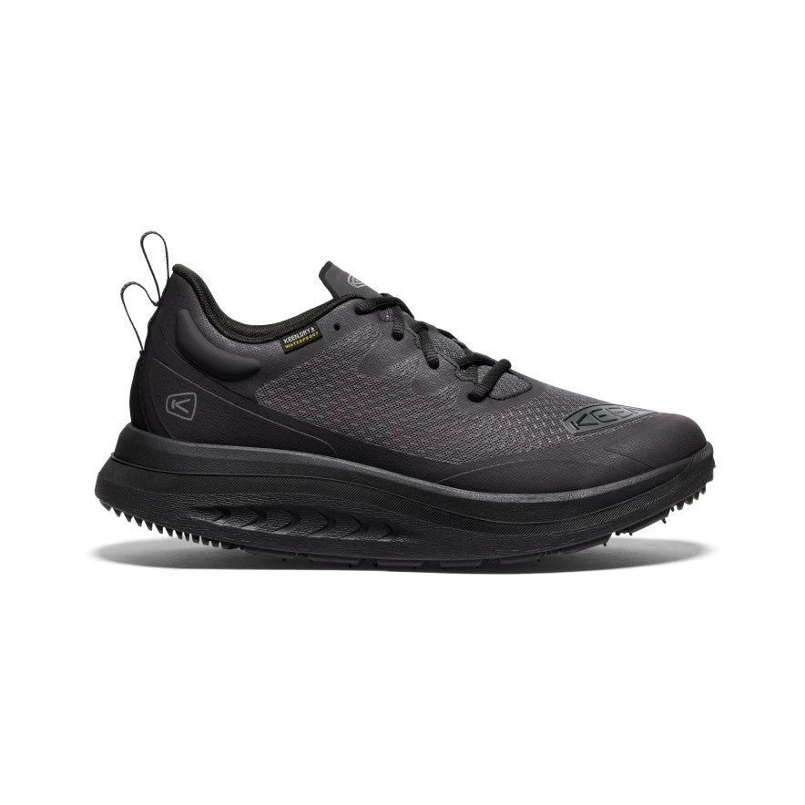 Keen Men's WK400 Waterproof Walking Shoe | Black/Black