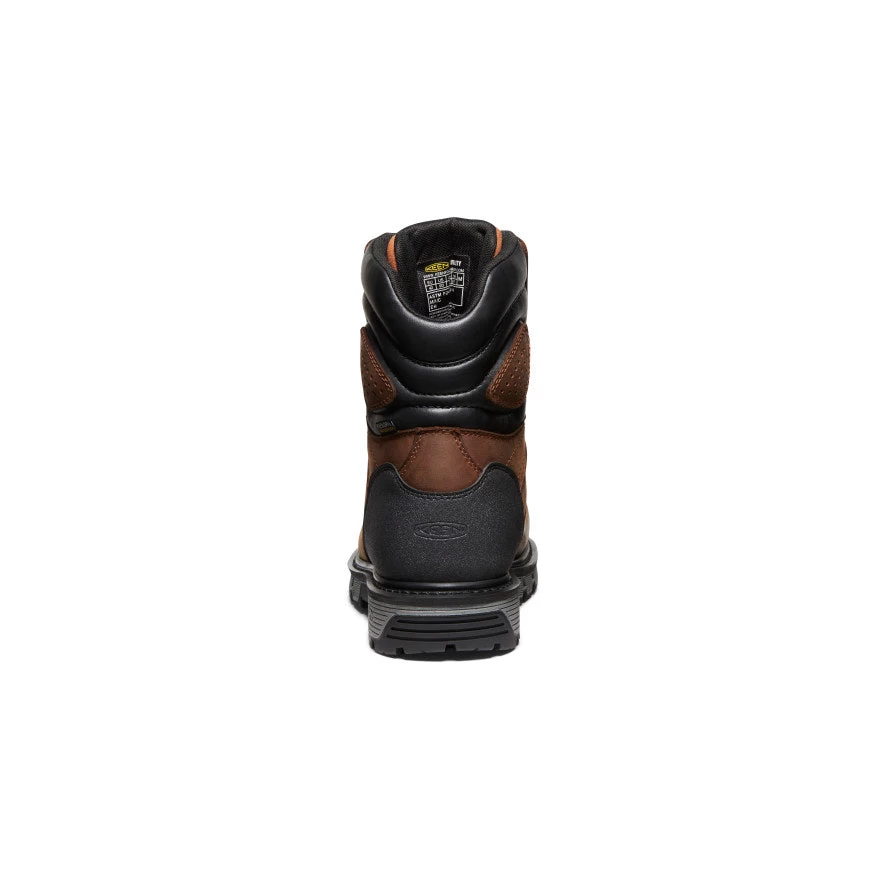 Keen Men's Camden 8" Insulated Waterproof Boot (Carbon-Fiber Toe) | Leather Brown/Black - Image 5