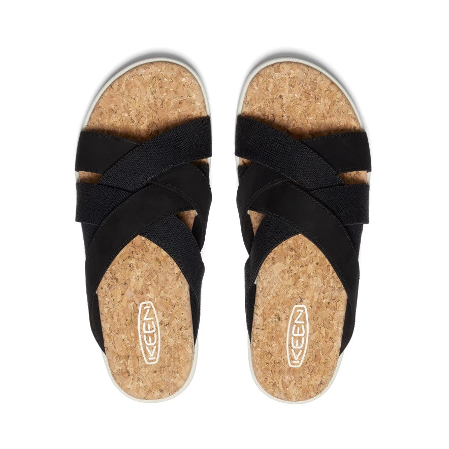 Keen Women's Elle Mixed Slide | Black/Birch - Image 4