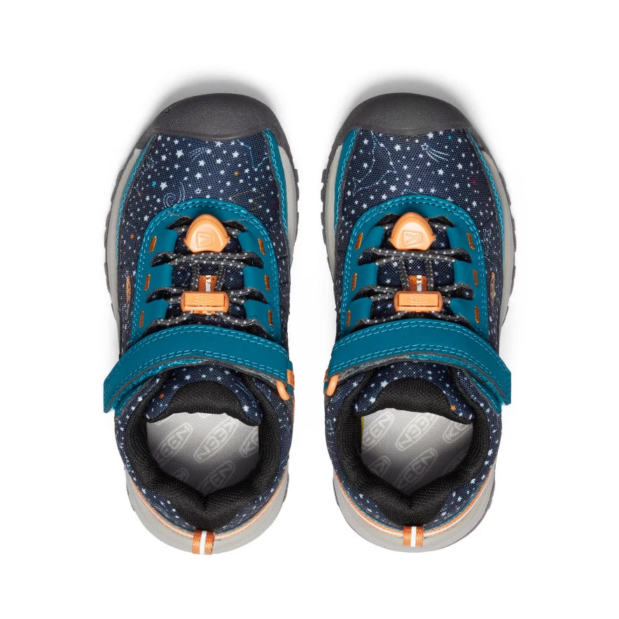 Keen Little Kids' Targhee Sport Vent Shoe | Deep Lagoon/Tangerine - Image 4