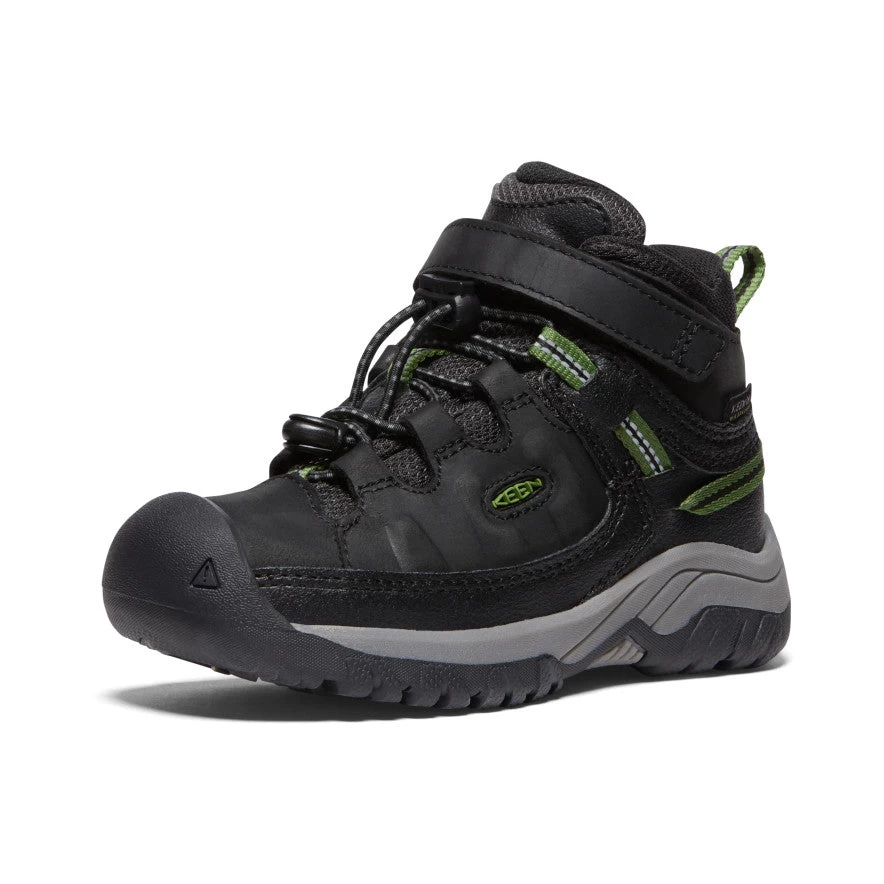 Keen Little Kids' Targhee Waterproof Boot | Black/Campsite - Image 3