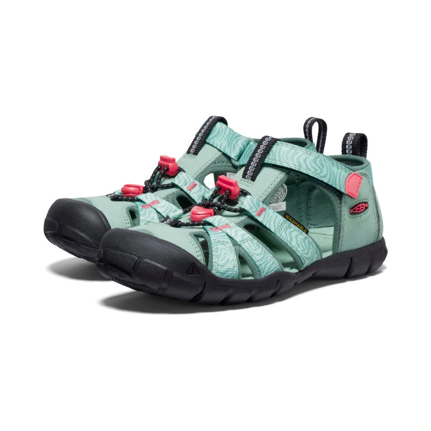 Keen Big Kids' Seacamp II CNX | Granite Green/Cayenne - Image 2