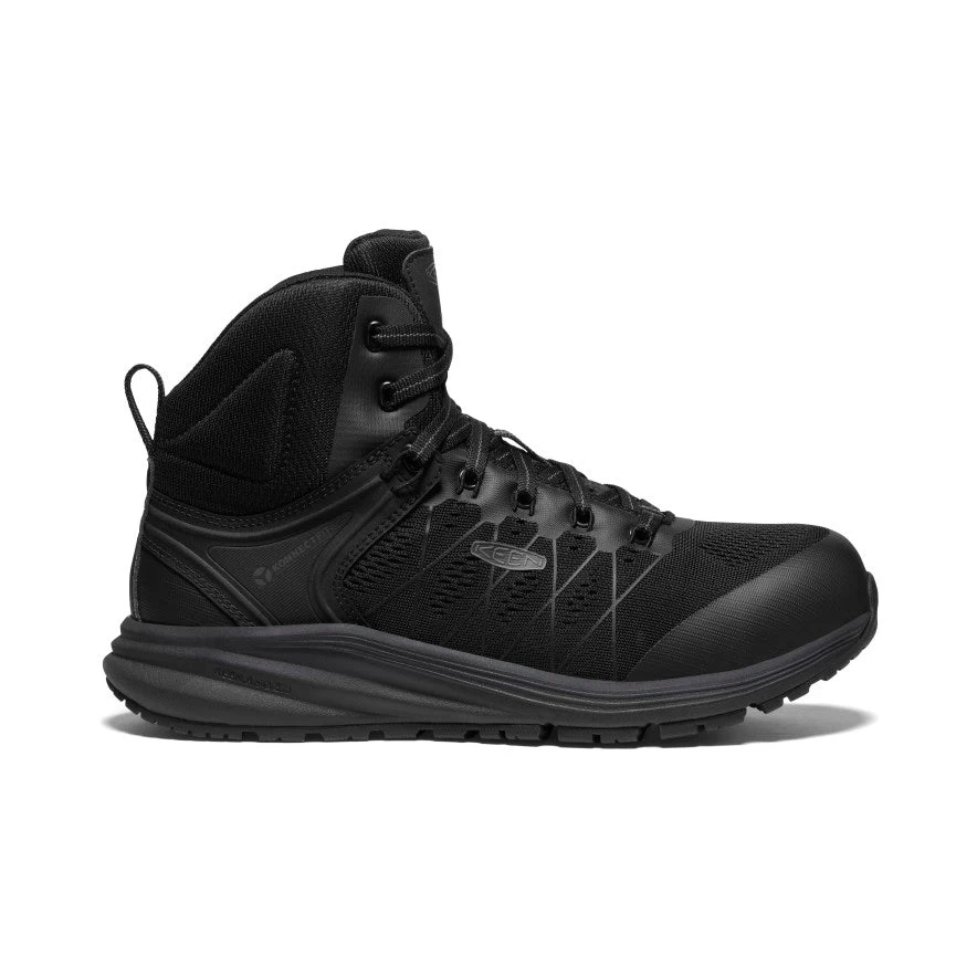 Keen Men's Vista Energy Mid INT MET (Carbon-Fiber Toe) | Black/Raven