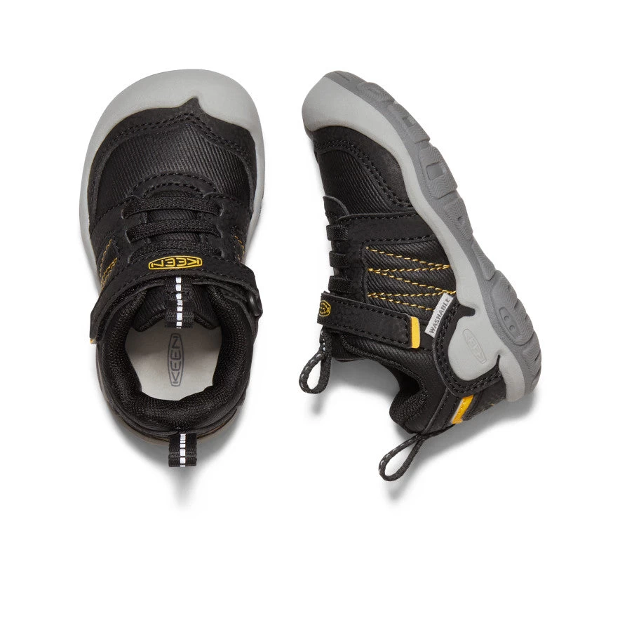 Toddlers' Knotch Peak Sneaker | Black/KEEN Yellow - Image 4