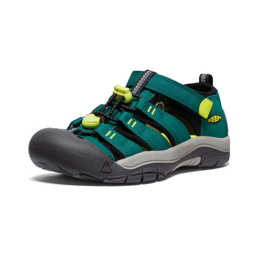 Keen Big Kids' Newport H2 | Aventurine/Evening Primrose - Image 3