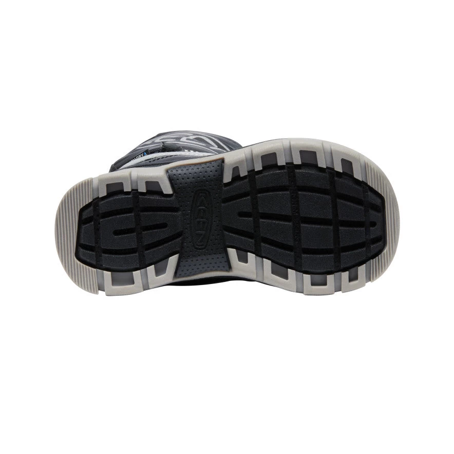 Keen Little Kids' Snow Troll Waterproof Boot | Black/Silver - Image 4