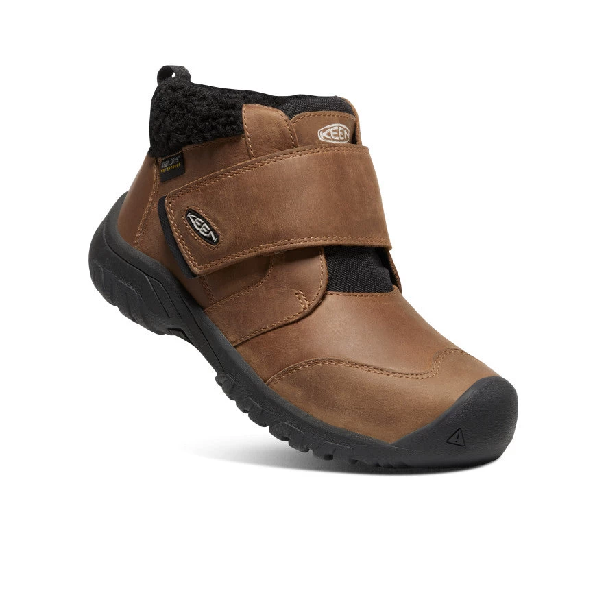Keen Big Kids' Kootenay IV Waterproof Boot | Toasted Coconut/Vapor - Image 3