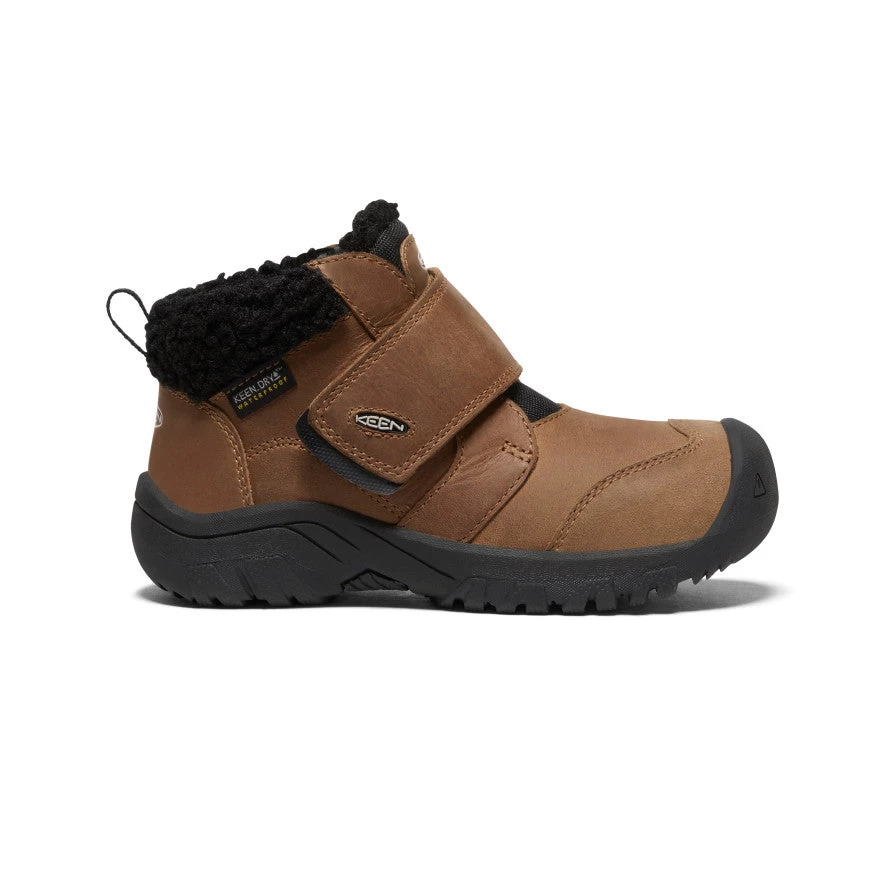 Keen Little Kids' Kootenay IV Waterproof Boot | Toasted Coconut/Vapor