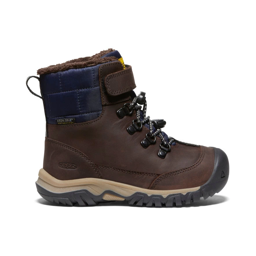 Keen Little Kids' Kanibou Waterproof Winter Boot | Java/Naval Academy
