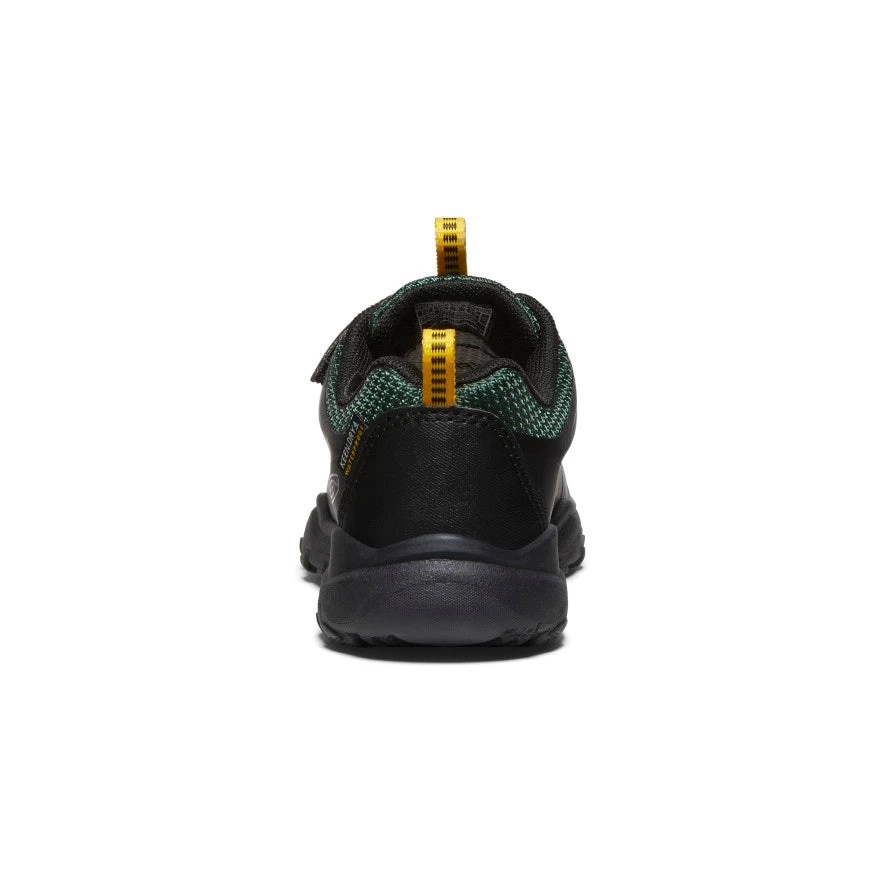 Keen Little Kids' Wanduro Waterproof Shoe | Black/Greener Pastures - Image 5