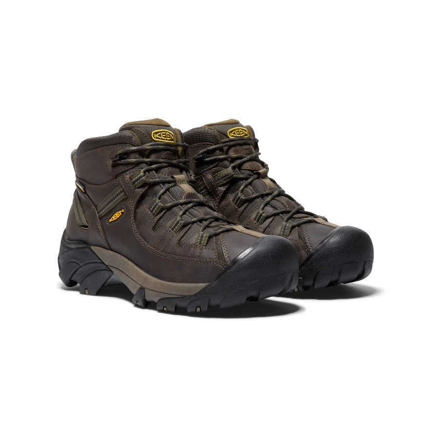 Keen Men's Targhee II Waterproof Mid Wide | Canteen/Dark Olive - Image 2