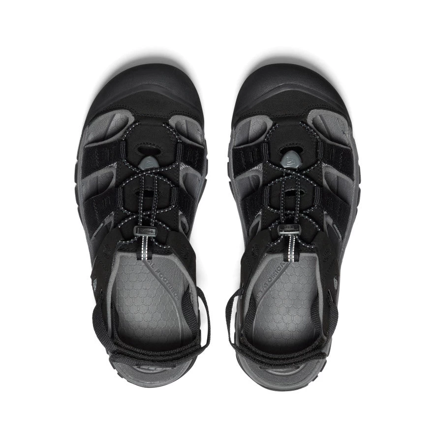 Keen Men's Rapids H2 Sandal | Black/Steel Grey - Image 4