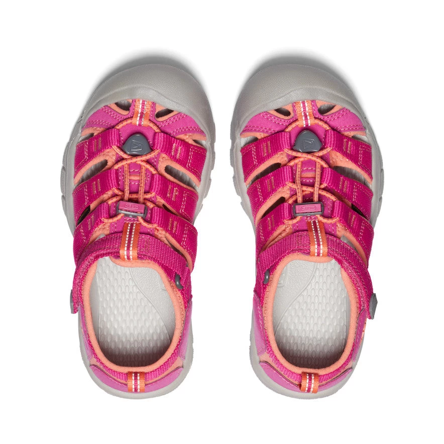 Keen Big Kids' Newport H2 | Verry Berry/Fusion Coral - Image 4