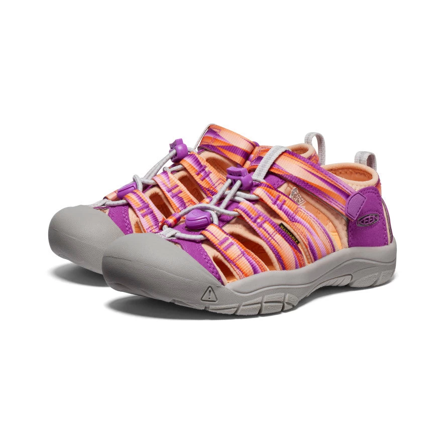 Keen Big Kids' Newport H2 | Willowherb/Tangerine - Image 2
