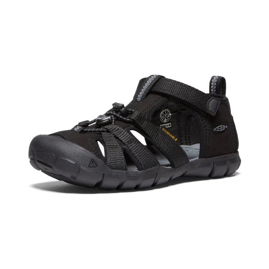 Keen Big Kids' Seacamp II CNX | Black/Grey - Image 3