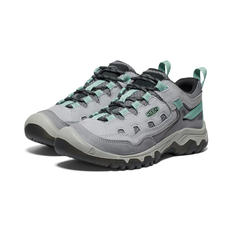 Keen Women's Targhee IV Vented Hiking Shoe | Alloy/Granite Green - Image 2