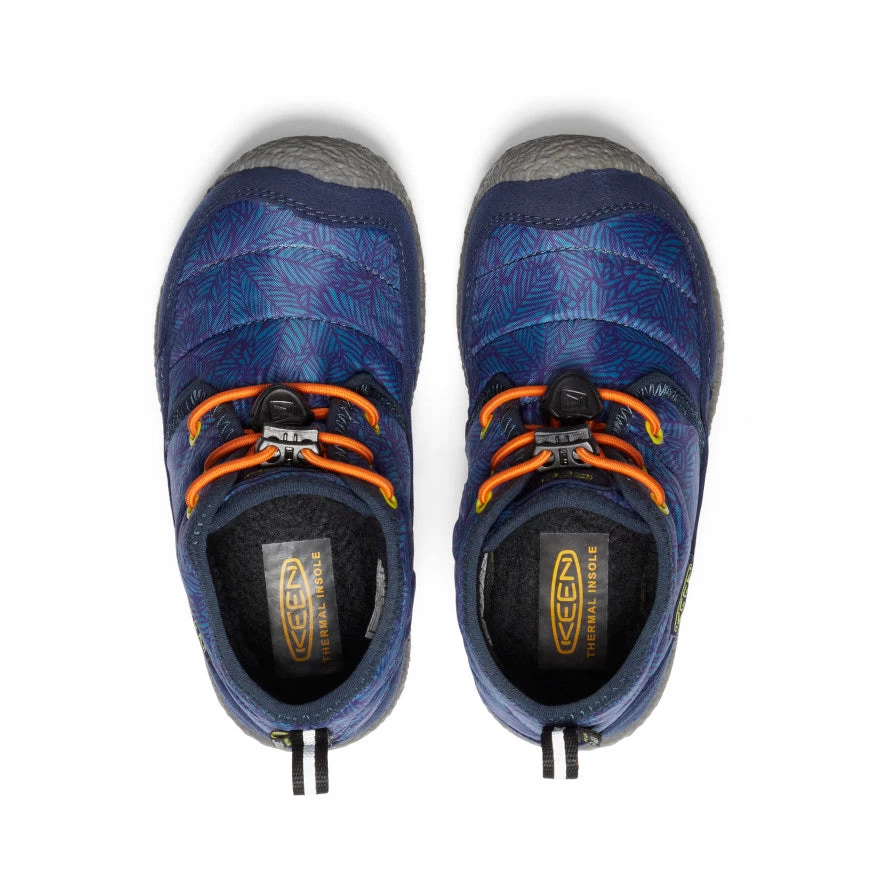 Keen Little Kids' Howser II Waterproof Chukka | Deep Lagoon/Evening Primrose - Image 4