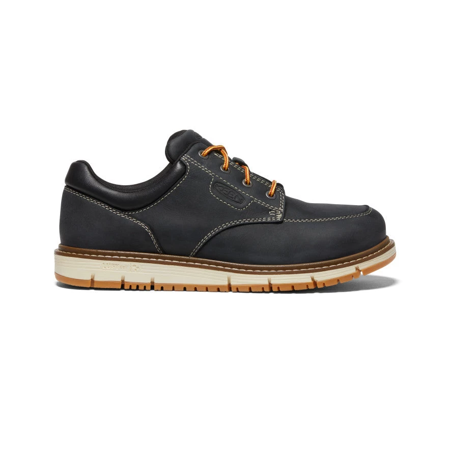 Keen Men's San Jose Oxford (Aluminum Toe) | Black/Off White
