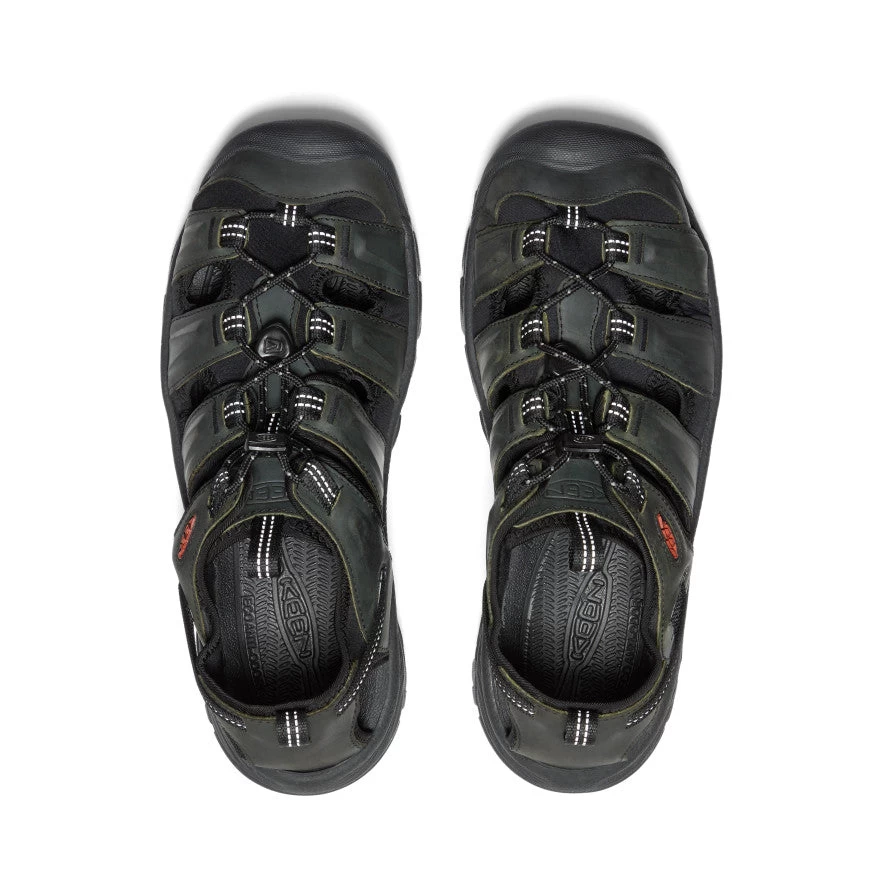Keen Men's Targhee III Sandal | Grey/Black - Image 4