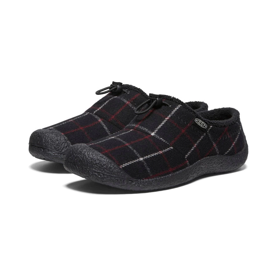 Keen Women's Howser III Slide | Black Plaid - Image 2