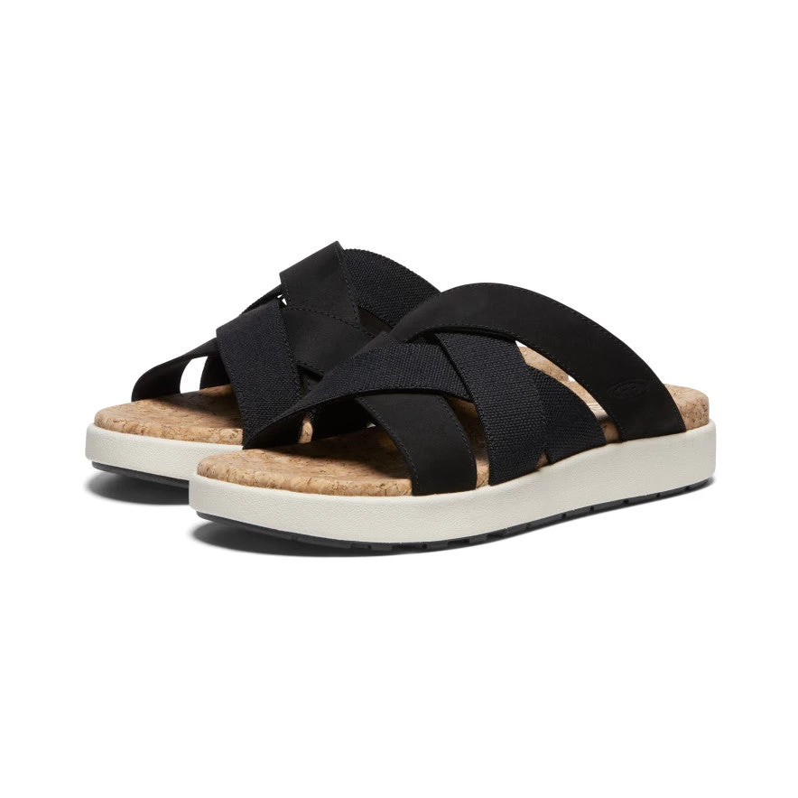 Keen Women's Elle Mixed Slide | Black/Birch - Image 2