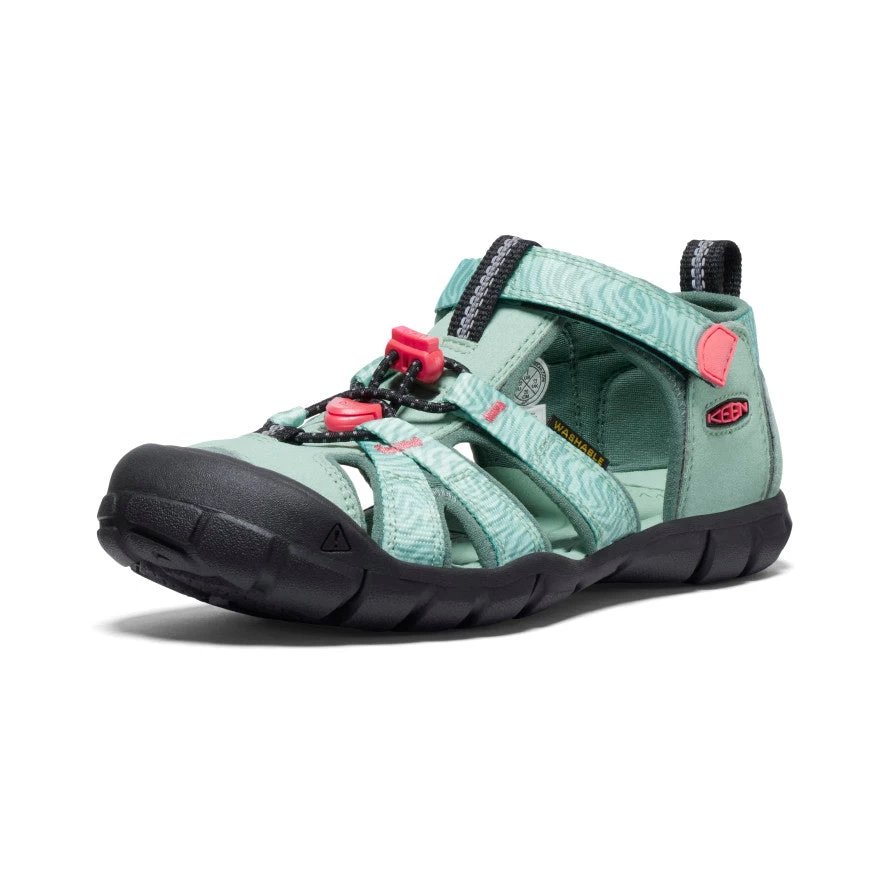 Keen Big Kids' Seacamp II CNX | Granite Green/Cayenne - Image 3