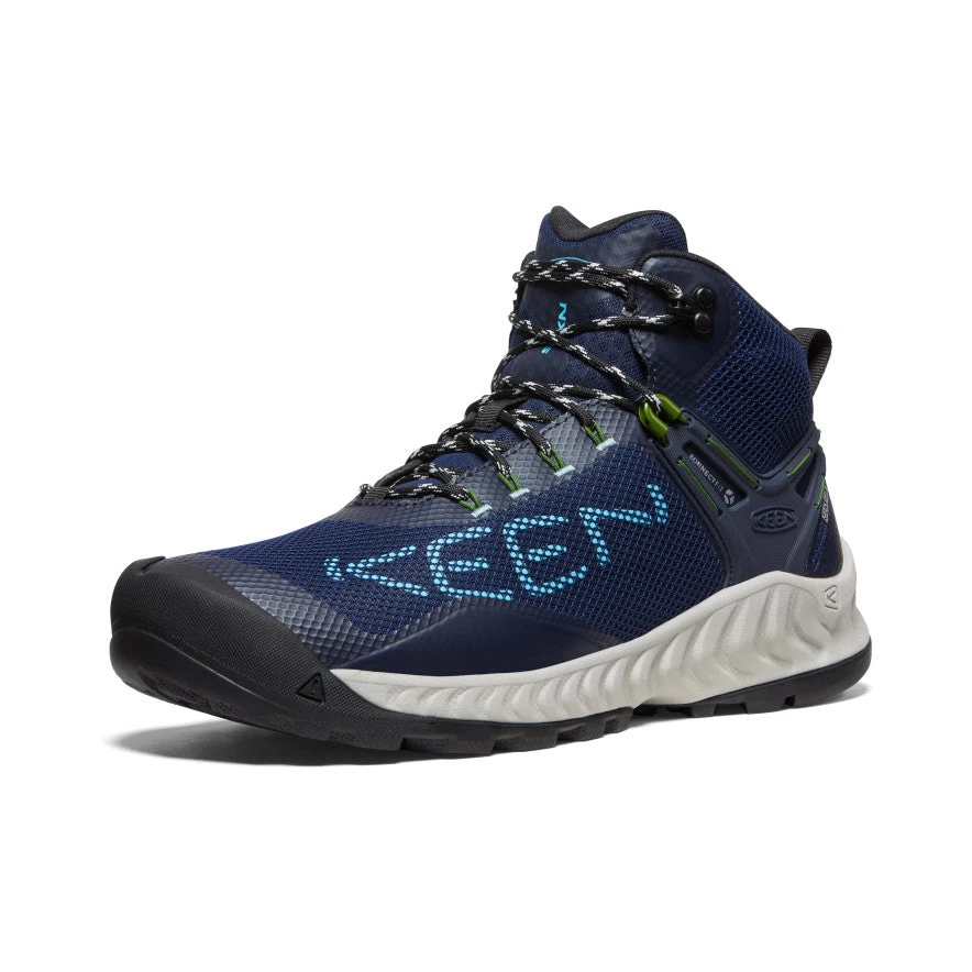 Keen Men's NXIS EVO Waterproof Boot | Naval Academy/Ipanema - Image 3