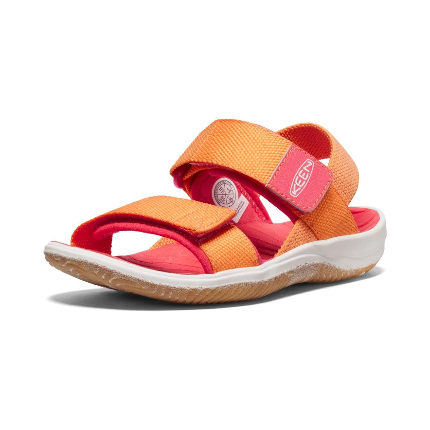 Keen Little Kids' Elle Backstrap | Tangerine/Cayenne - Image 3